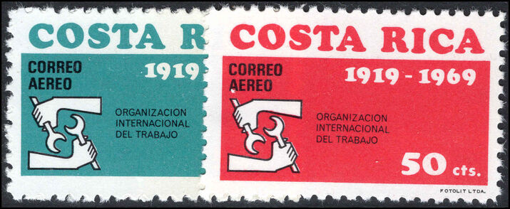 Costa Rica 1969 ILO unmounted mint.