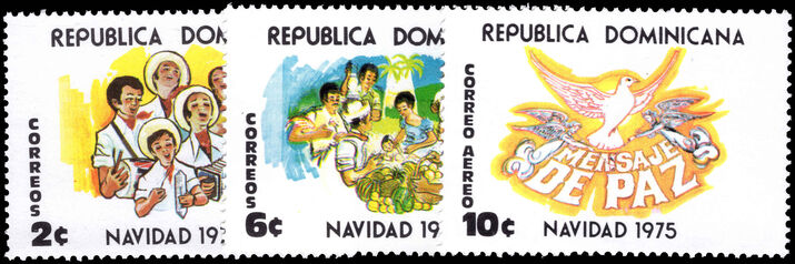 Dominican Republic 1975 Christmas unmounted mint.