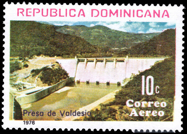 Dominican Republic 1976 Inauguration of Valdesia Dam unmounted mint.