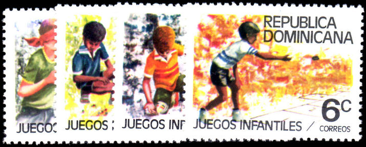 Dominican Republic 1980 Children's Games unmounted mint.