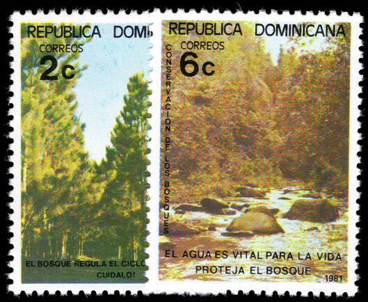 Dominican Republic 1981 Forest Conservation unmounted mint.