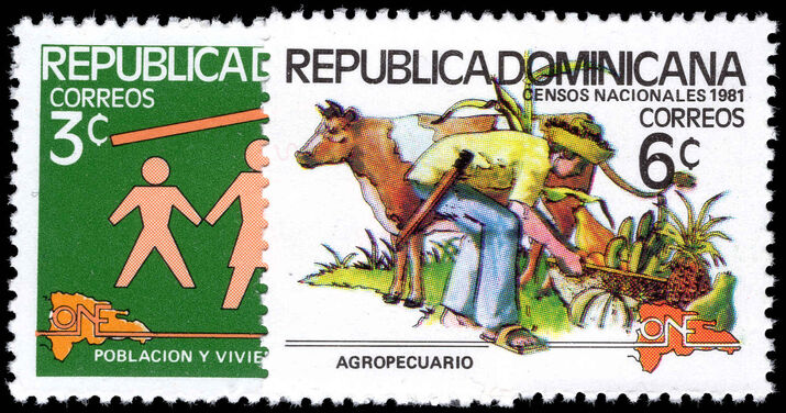 Dominican Republic 1981 National Census unmounted mint.