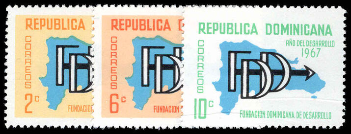 Dominican Republic 1967 Development Year unmounted mint.