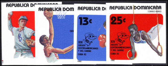 Dominican Republic 1982 Central American and Caribbean Games imperf unmounted mint.