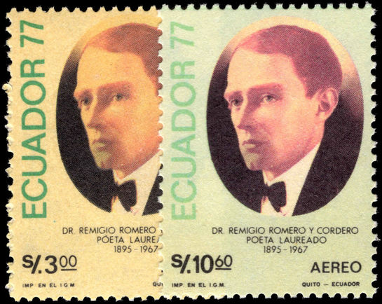Ecuador 1978 Dr Remigio Romero y Cordero unmounted mint.