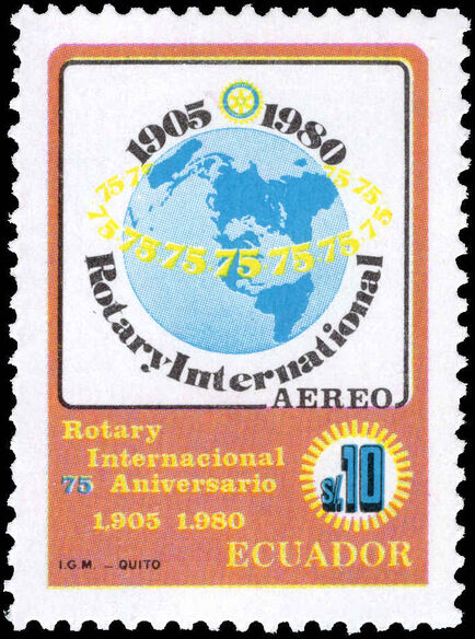 Ecuador 1980 Rotary unmounted mint.