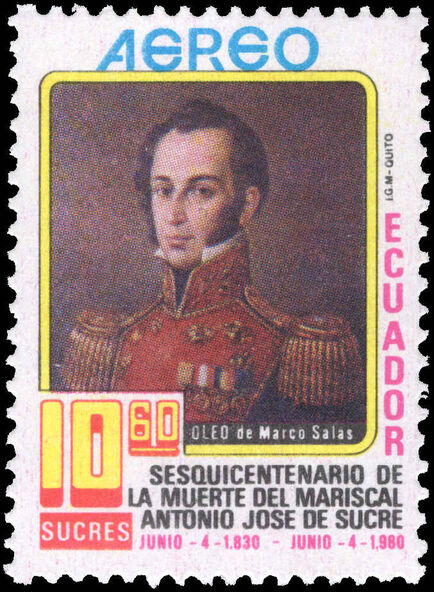Ecuador 1980 Jose de Sucre unmounted mint.