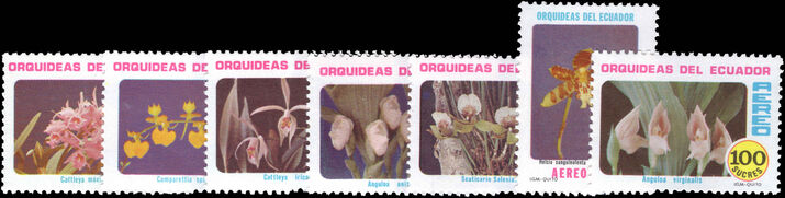 Ecuador 1980 Orchids unmounted mint.