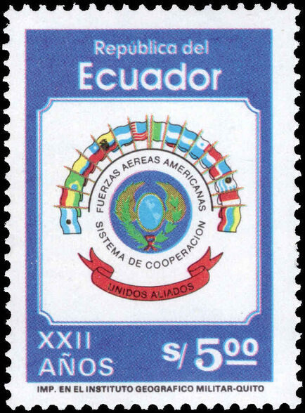Ecuador 1982 Air Force Commanders unmounted mint.