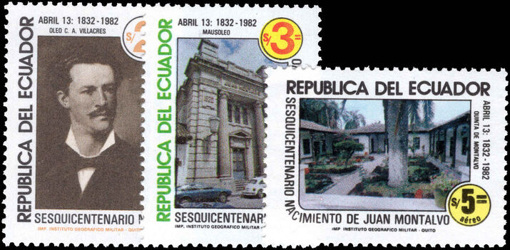 Ecuador 1982 Juan Montalvo unmounted mint.