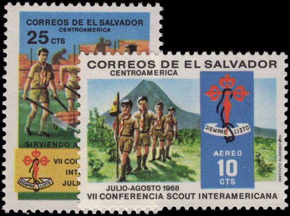 El Salvador 1968 Scout Conference unmounted mint.
