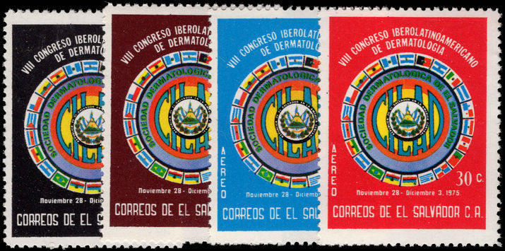 El Salvador 1975 Dermatological Congress unmounted mint.