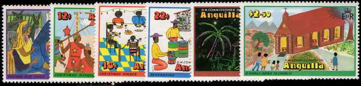 Anguilla 1978 Christmas. Childrens Paintings unmounted mint.