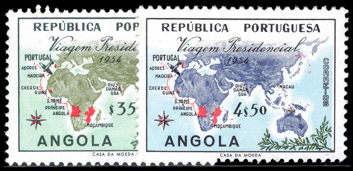 Angola 1954 Presidential Visit unmounted mint.