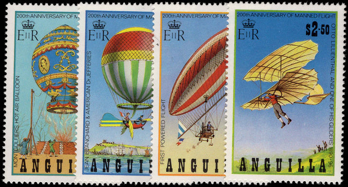 Anguilla 1983 Bicentenary of Manned Flight unmounted mint.