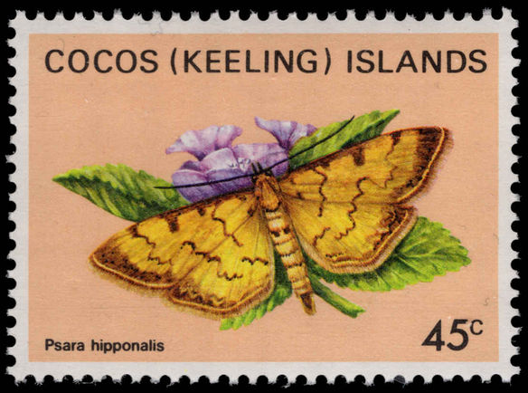 Cocos (Keeling) Islands 1983 45c Butterfly unmounted mint.