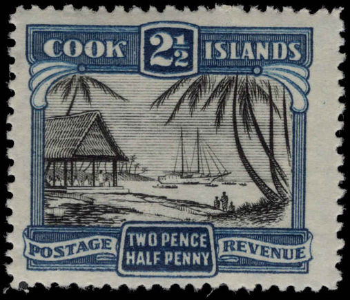 Cook Islands 1944-46 2½d Natives unmounted mint.