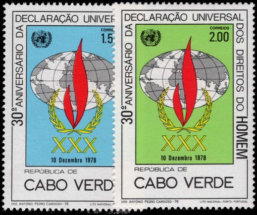 Cape Verde 1978 Human Rights unmounted mint.