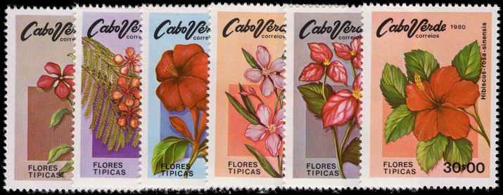 Cape Verde 1980 Flowers unmounted mint.