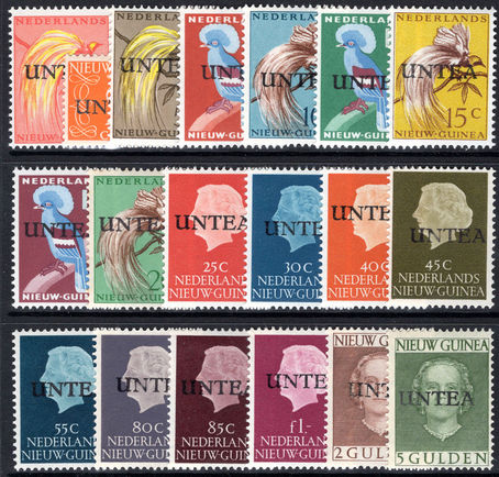 Netherlands New Guinea 1962 West New Guinea UNTEA set type I unmounted mint.