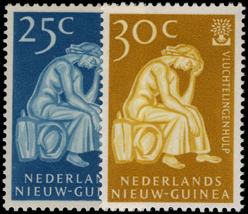 Netherlands New Guinea 1960 World Refugee Year unmounted mint.