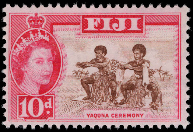 Fiji 1962-67 10d Yaqona unmounted mint.