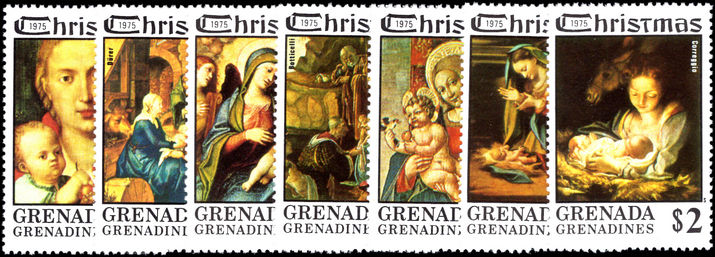 Grenada Grenadines 1975 Christmas unmounted mint.