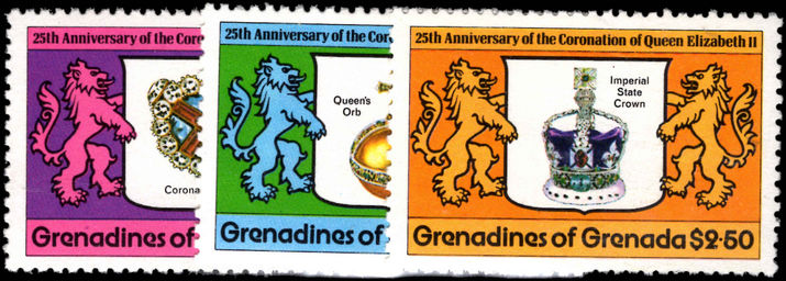 Grenada Grenadines 1978 Coronation Anniversary PERF 12 unmounted mint.