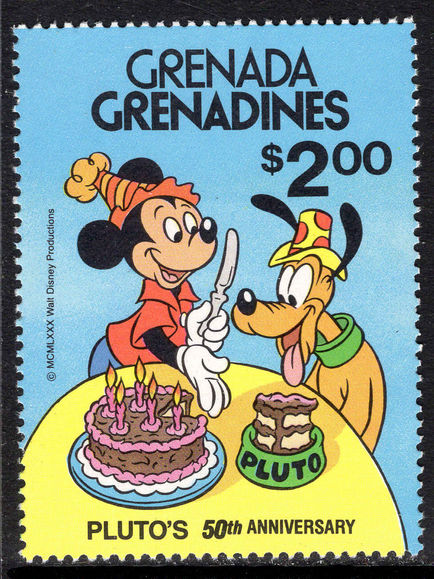 Grenada Grenadines 1981 Disneys Pluto unmounted mint.