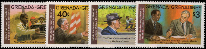 Grenada Grenadines 1982 Roosevelt unmounted mint.
