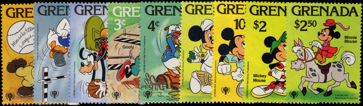 Grenada 1979 International Year of the Child Walt Disney characters unmounted mint.