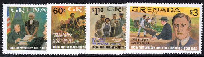 Grenada 1982 Roosevelt unmounted mint.