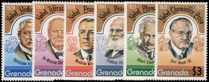Grenada 1978 Nobel Prize Winners unmounted mint.