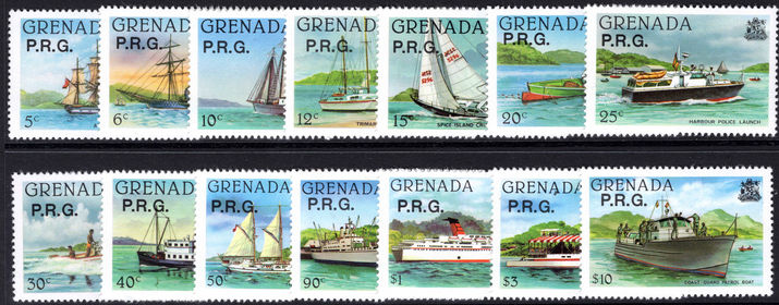 Grenada 1982 Ships Official set unmounted mint.