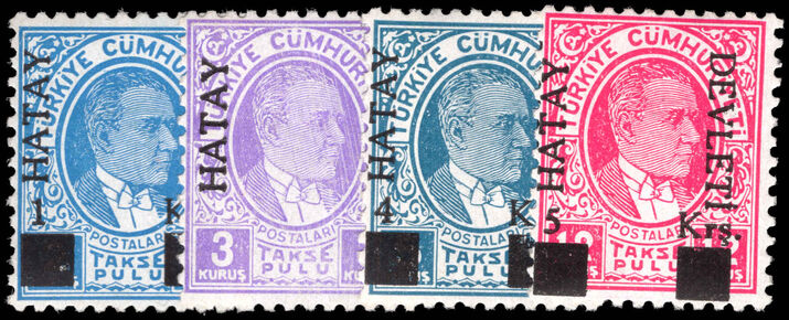 Hatay 1939 Postage Due part set unmounted mint.