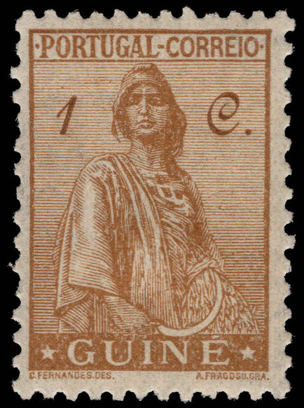 Portuguese Guinea 1933 1c Ceres lightly mounted mint.