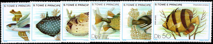 St Thomas and Prince 1979 Fish unmounted mint.