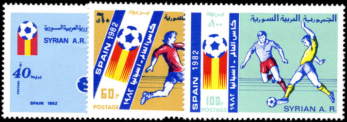Syria 1982 World Cup Football Championship unmounted mint.