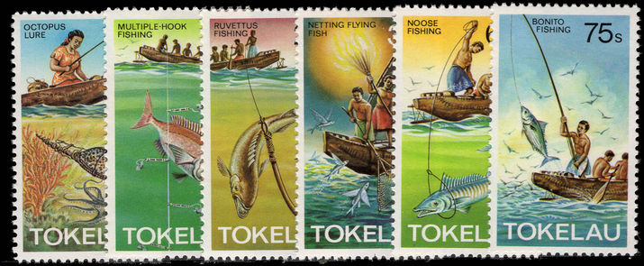 Tokelau 1982 Fishing methods unmounted mint.