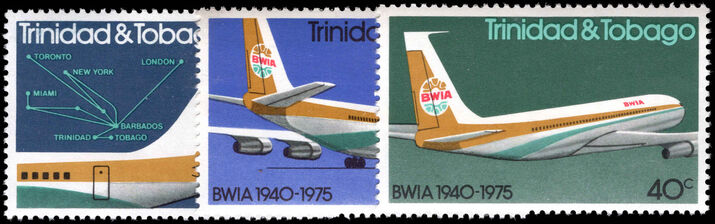Trinidad & Tobago 1975 BWIA unmounted mint.