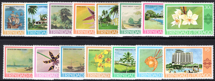 Trinidad & Tobago 1976 Hotels paintings and Orchids unmounted mint.