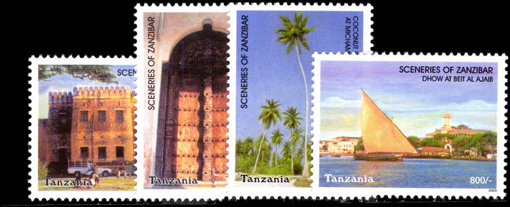 Tanzania 2003 Scenes of Zanzibar unmounted mint.