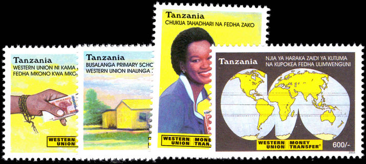 Tanzania 2004 Western Union unmounted mint.