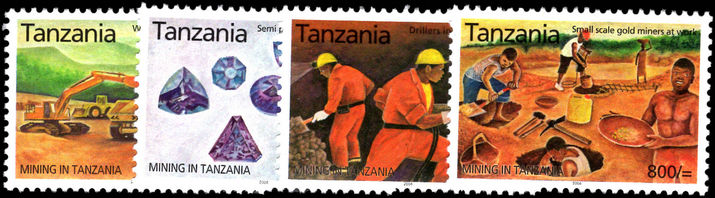 Tanzania 2004 Mining unmounted mint.