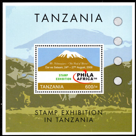 Tanzania 2006 Philafrica souvenir sheet unmounted mint.