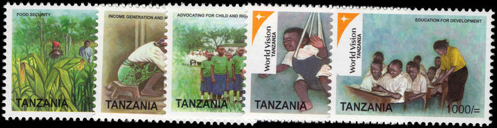 Tanzania 2007 Work of World Vision unmounted mint.