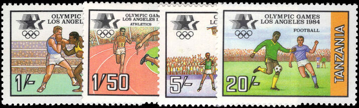 Tanzania 1984 Olympics unmounted mint.