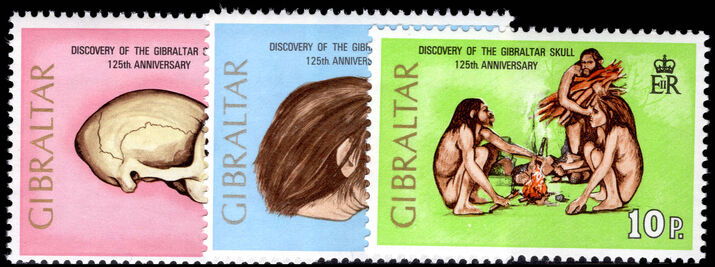 Gibraltar 1973 Gibraltar Skull unmounted mint.