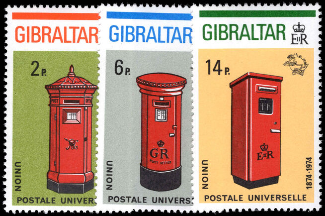 Gibraltar 1974 UPU unmounted mint.