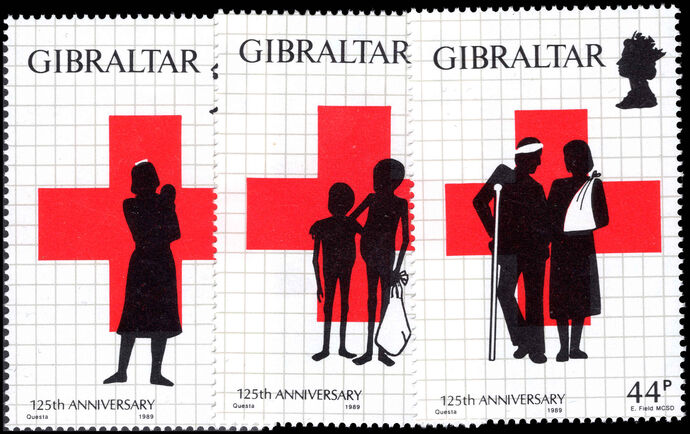 Gibraltar 1989 125th Anniversary of International Red Cross unmounted mint.